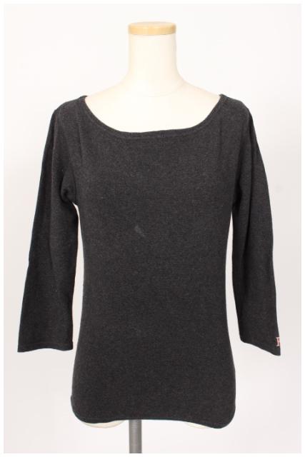 【新入荷!!】ハリウッドランチマーケット　H刺繍ボートネックカットソー[LTSO61019]【PP】【中古】【5400円以上のご購入で送料無料】