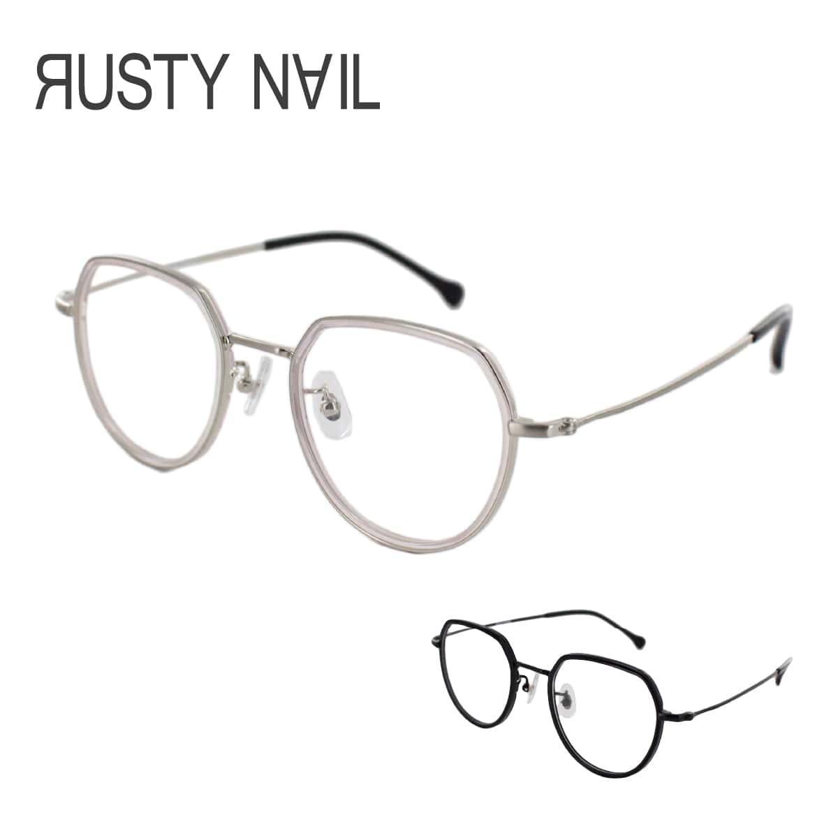 ラスティネイル RUSTYNAIL メガネフレーム クラウンパント CL3135 47サイズ メンズ レディース ビジネ..