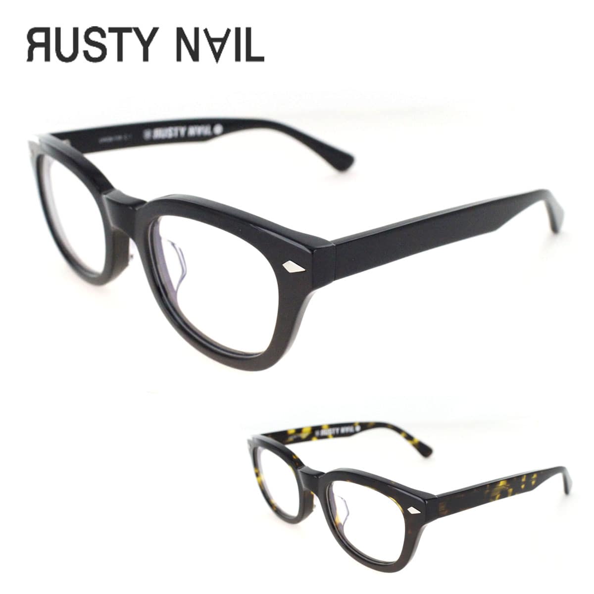 ラスティネイル RUSTYNAIL メガネフレーム フルリム LHV26-119 50サイズ メンズ レディース クラシック..
