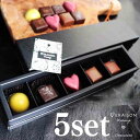 チョコレート ギフト 5個入×5箱セット 個包装 大量 ショコラ チョコレート ボンボンショコラ フランボワーズ タンザニア メキシック ユズ ゴマ 個包装 大...