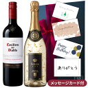 【母の日200円割】 誕生日 ワイン ギフト 2本セット 金が舞う 22カラット ワイン フェリスタス 金箔入り 750ml 赤ワイン カッシュロ・デル・ディアブロ カベルネ・ソーヴィニヨン 750ml スパークリング シャンパン