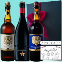 【超得限定P10倍】【送料無料 無料リボンラッピング メッセージ】母の日 誕生日 ビール ギフト スペインビール イネディット ビール ベルギービール シメイ ブルー シメイ ホワイト 750ml 3本セット