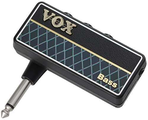 VOX ヘッドホンアンプ ベース amPlug2 Bass 小型 ケーブル不要 ベースに直接プラグ・イン 自宅練習に最適 電池駆動 リズムパターン内蔵