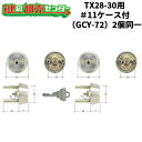 GCY-72 GOAL ゴール 立山アルミ TX28用 #11 ケース付シリンダー 2個同一