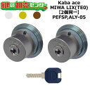 Kaba ace,カバエース PEFSP,ALY-05 鍵交換用 MIWA LIX(TE0) 2個同一シリンダー 鍵(カギ) 交換 取替(4)