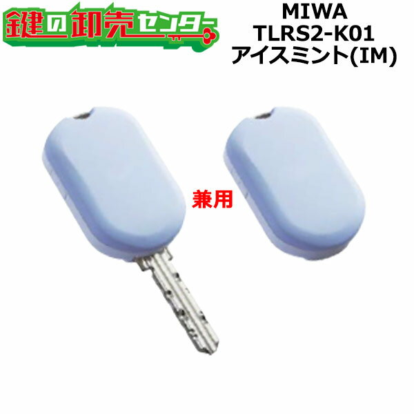 MIWA,美和ロック Raccess（ラクセス）シリーズ キーヘッドキー・タグキー兼用タイプ TLRS2-K01 アイスミント(IM)色/裏ブタのみ TLRS2...