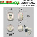 【2個同一】【QDC17-QDC18-QDC19】DDZZ3004 プレナスII 鍵(カギ) 交換 取替えシリンダーセット DNシリンダー2個同一 ドア厚33m...
