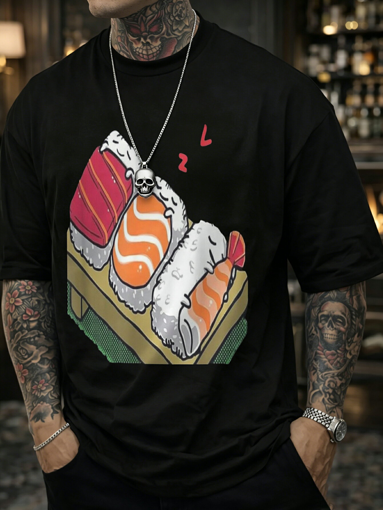 ◎商品詳細◎ 未使用新品の T シャツです ☆即購入 OK です サイズ：S/M/L/XL/2XL/3XL カラー：ブラック & ホワイト 柄・デザイン：プリント 素材：100% コットン ◎発送・返品詳細◎ 役務又は商品の引き渡し時期：注文確定後 7 日以内に発送いたします。 返品についての特約：ご注文と異なる商品が届いた場合又は商品に欠陥がある場合を除き、返品には応じません。商品到着から 5 日以内にご連絡の上、着払いでご返送ください。 ◎サイズに関して◎ 商品ページに記載のサイズは目安となります。若干の寸法誤差が生じる場合がございますので、あらかじめご理解のうえご注文ください。