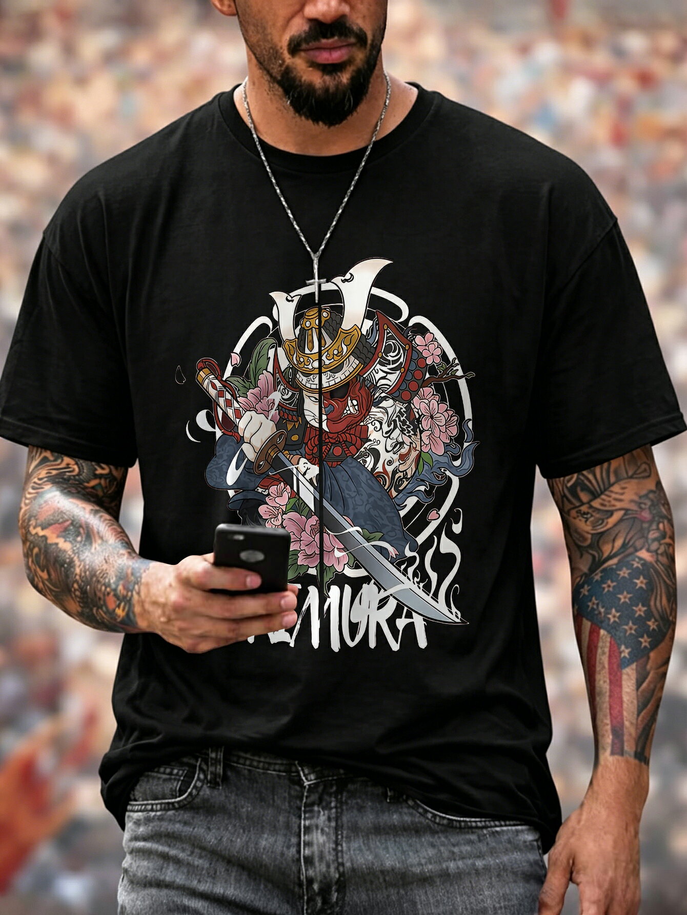楽天市場】能面 般若（Tシャツ・カットソー｜トップス）：メンズ