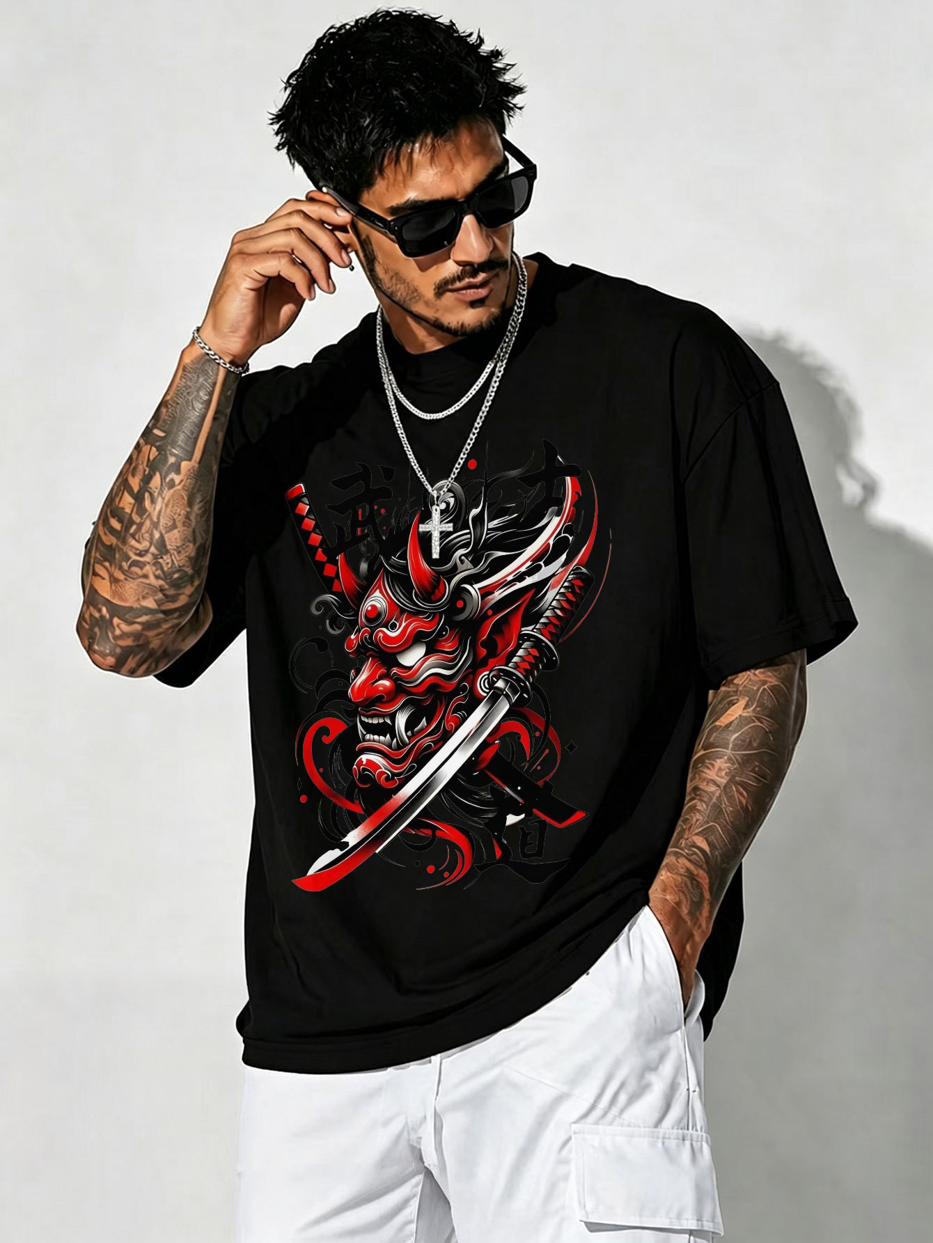 楽天市場】能面 般若（Tシャツ・カットソー｜トップス）：メンズ