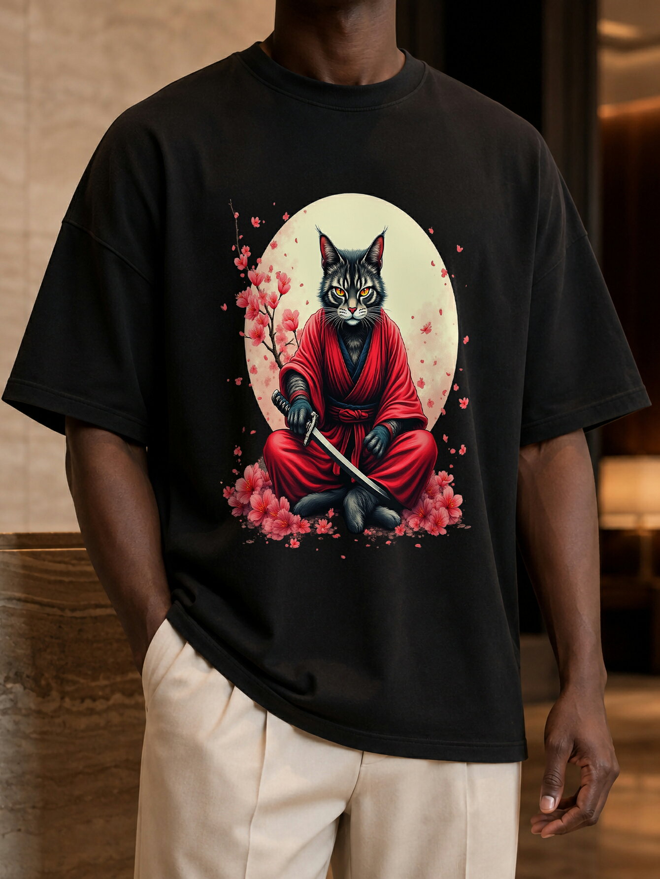楽天市場】猫侍（Tシャツ・カットソー｜トップス）：メンズ