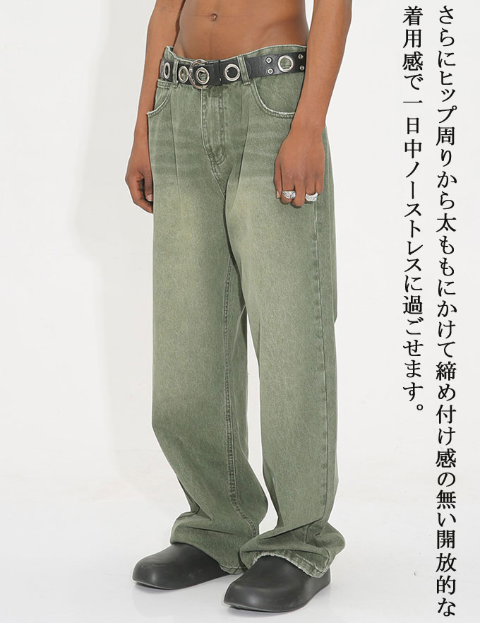デニム ワイドパンツ メンズ ワイドデニム バギーパンツ ヴィンテージ ゆったり ウォッシュ加工 ジーンズ ジーパン ズボン 幅広 ワイド パンツ ワークパンツ ゆるいパンツ オールシーズン 太いパンツ 体型カバー 大きめ 韓国ファッション ストリート系 春 夏 秋 冬 送料無料