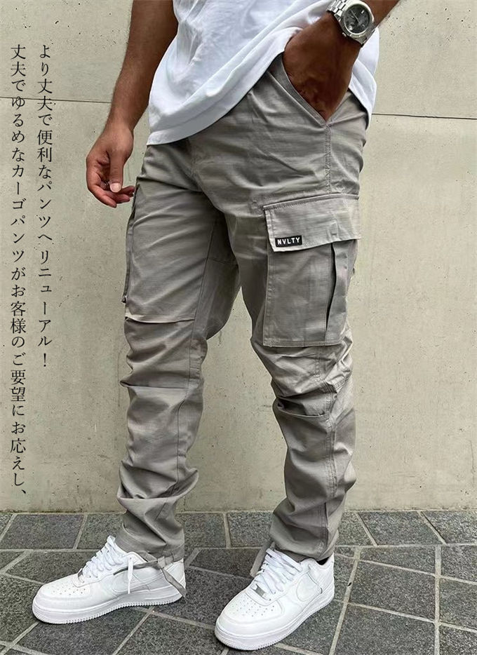カーゴパンツ メンズ ズボン 大きいサイズ ボトムス ゆったり パンツ 作業服 ミリタリーパンツ カジュアルパンツ ワークパンツ 迷彩 ポケット アウトドア 韓国ファッション トレンド オーバーサイズ 春 夏 秋 冬 オールシーズン