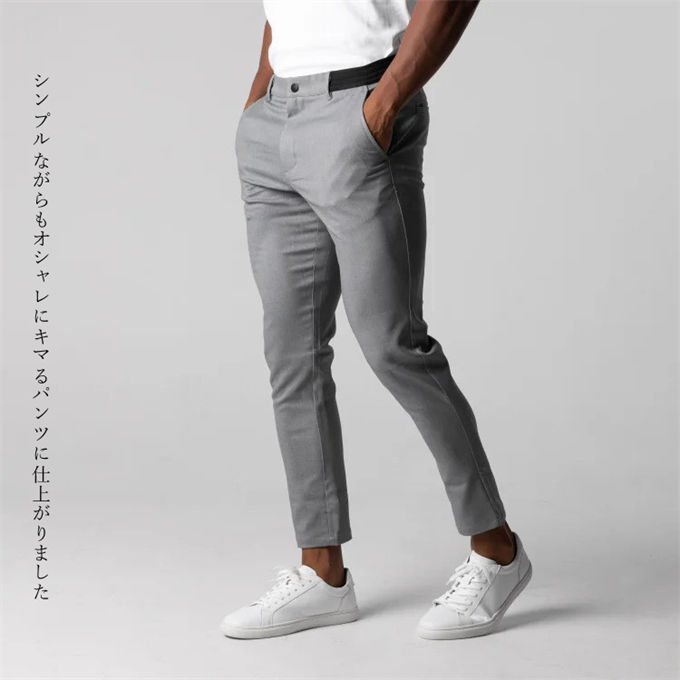 チノパン メンズ チノパンツ ボトムス スリム おしゃれ カジュアル ファッション 20代 30代 40代 50代 カジュアル 美シルエット 美脚 脚長 効果 ストレッチ 細身 キャンプ アウトドア 男性 ズボン メンズチノパンツ オールシーズン