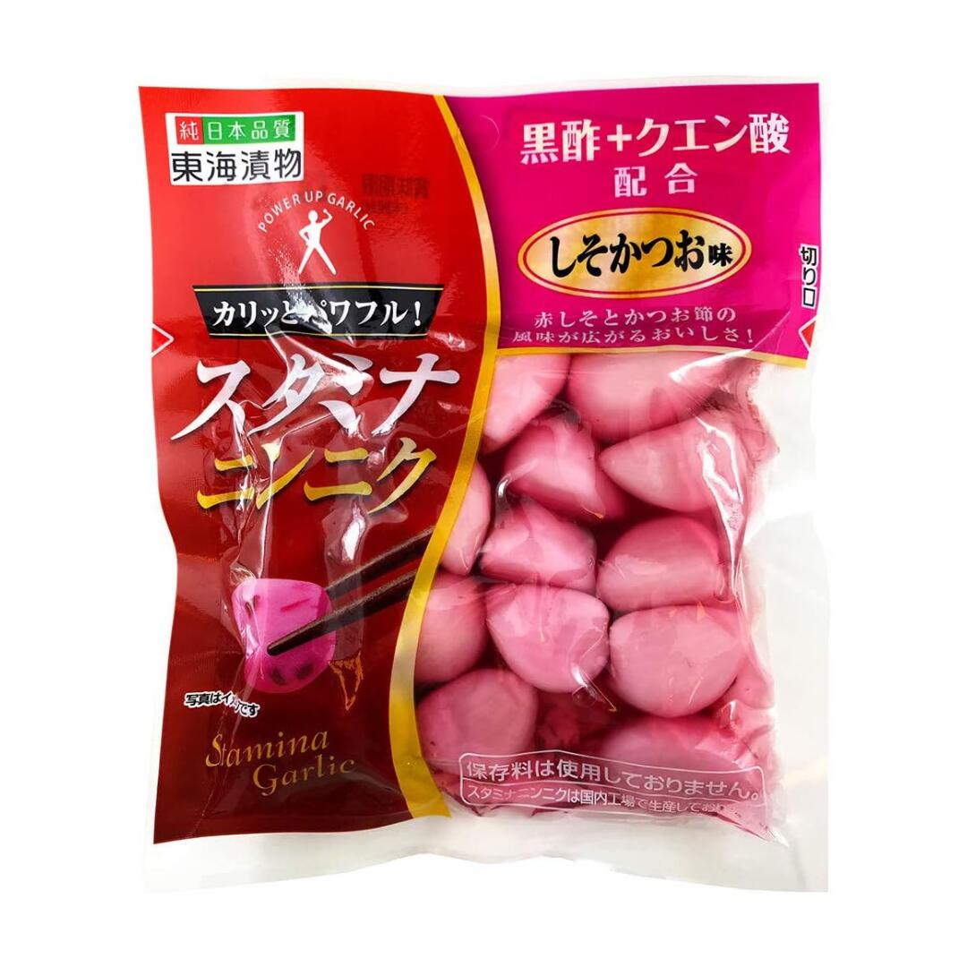 東海漬物 スタミナニンニク　しそかつお味　70g 1袋 酒の肴 つけもの おつまみ