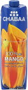 CHABAA マンゴー 1L 1本 マンゴージュース チャバ 100 ミックスジュース