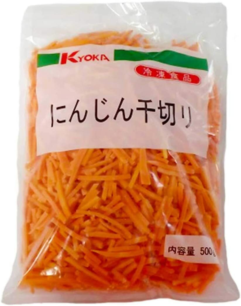 京果食品 にんじん千切り 500g 業務用 冷凍野菜 大容量 レストラン ホテル