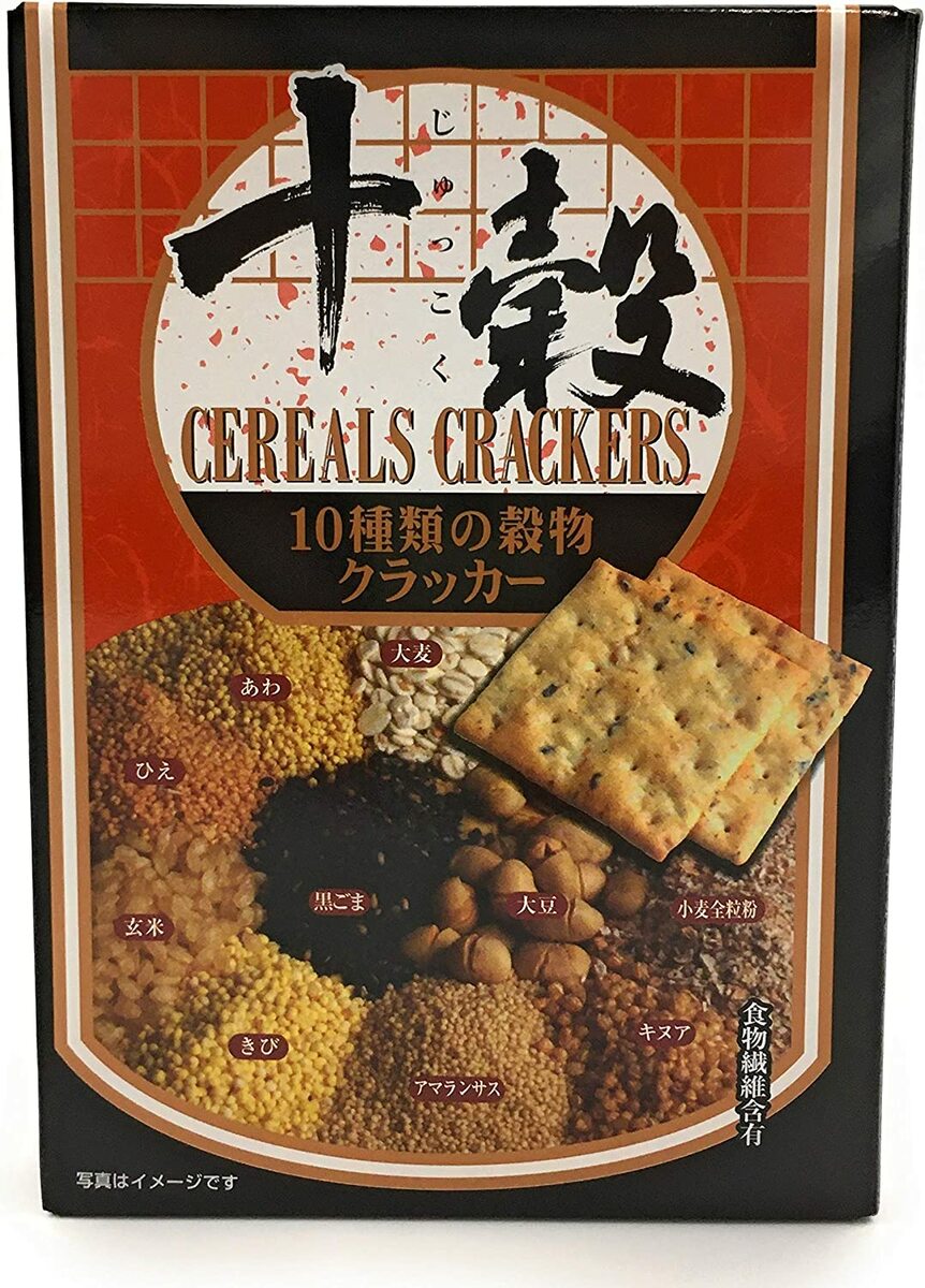 前田製菓 10種類の穀物クラッカー（5枚×6袋入）×10箱 1ケース ビスケット お菓子 大容量 業務用 まとめ買い ケース買い 送料無料