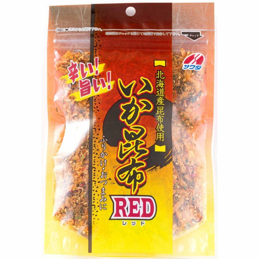 澤田食品 いか昆布RED 70g 3袋 ふりかけ 辛口 ご飯のお供 お弁当ふりかけ ネコポス 送料無料