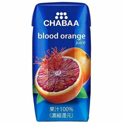 ブラッドオレンジ 180ml HARUNA(ハルナ) CHABAA(チャバ) 100%ジュース