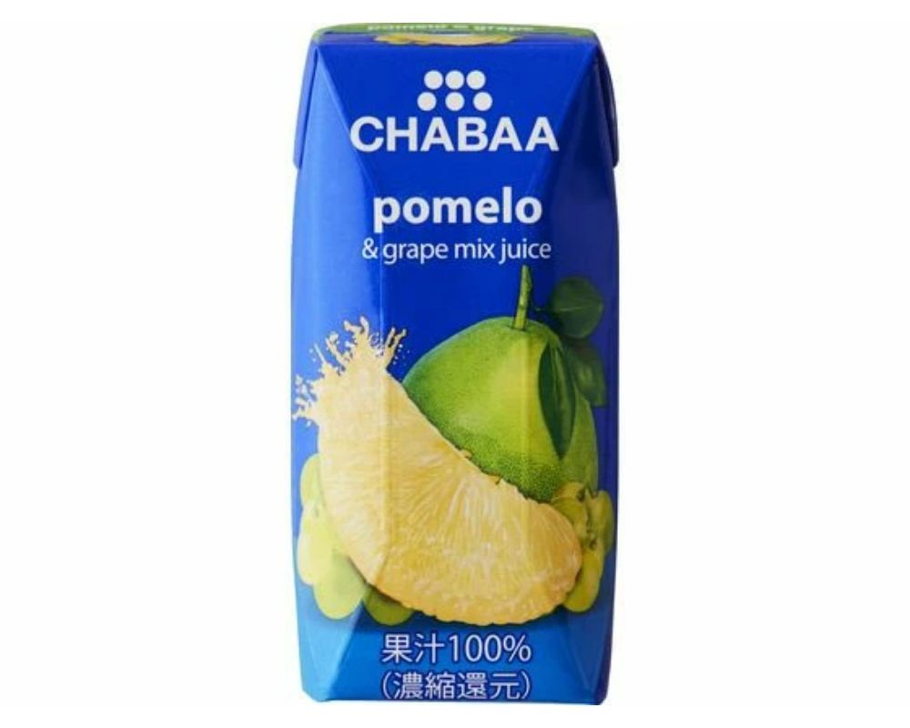HARUNA(ハルナ) CHABAA 100%ミックスジュース ポメロ 180ml ソムオー フルーツジュース 紙パック