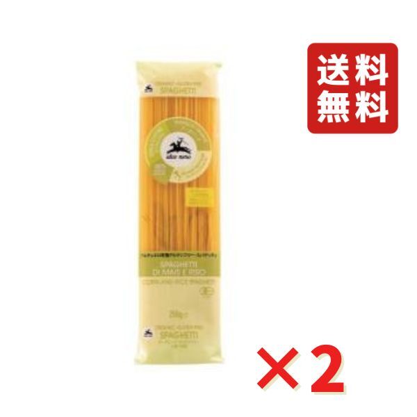 アルチェネロ 有機 グルテンフリー スパゲッティ 250g 2袋 スパゲティ オーガニック イタリア産 小麦不使用 ALCE NERO 送料無料