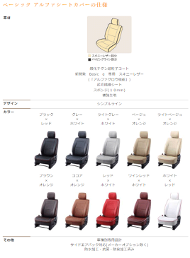 Bellezza シートカバー ベーシックαタイプ スズキ ソリオ 型式 MA15S 年式 H24/6-H25/10 グレード X/S/BLACK&WHITE 各アイドリングストップ/BLACK&WHITE2 ≪ リア座面&背面5:5分割式 ≫※4WDシートヒーター付車不可 ※G系グレード不可