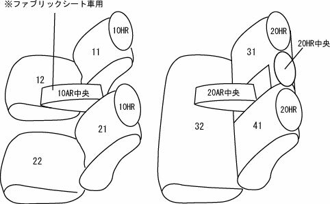 clazzio シートカバー クラッツィオジュニアタイプ スバル フォレスター 型式 SJG/SJ5 年式 H27/11-H30/7 ≪ 1列目電動シート ※1列目コンソールカバーのみファブリックシート車用 ※ワンタッチフォールディングシート：要サポート ≫※X-BREAK不可