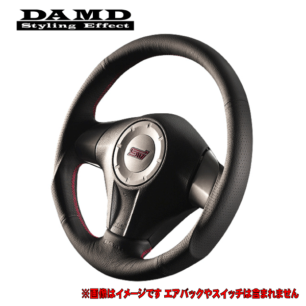 【 レガシィB4 型式 CBA-BL5 年式 2003/5-2006/4 アプライド:A/B/C 】 DAMD ダムド 【 ステアリング 】≪ SS358S-【F】 スタンダードタイプ ステッチカラー:要選択 ≫≪ 純正エアバック 各種カバー 各種スイッチ再使用 ≫