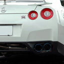 【 GT-R GTR 型式 CBA-R35 エンジン形式 VR38DETT 年式 2007/12-2010/10 ※GTRニスモ不可 】≪ テール:119Φ 左右計4本出し仕様 チタンブルーカラー ≫【 HKSマフラー リーガマックスプレミアムマフラー 】【 31021-AN010 】