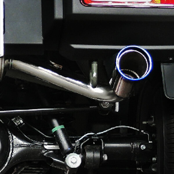 【 ジムニーノマド 4WD車 型式 3BA-JC74W エンジン形式 K15B 年式 2025/4- グレード FC 4AT車 ≪ テール:96Φ 右側シングル出し リアピースのみ仕様 ≫≪ S71355R ≫】 柿本改マフラー 【 ClassKRマフラー 】
