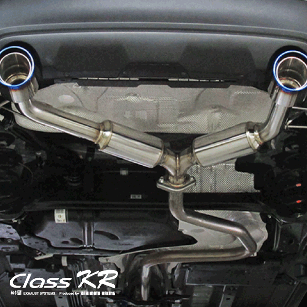 【 CX-3 CX3 1.8Lディーゼルターボ 2WD車 型式 3DA-DK8FW エンジン S8-DPTS 年式 2018/5- グレード XD/XD-Lパッケージ/XDプロアクティブ/XDプロアクティブSパッケージ 6AT車 】≪ テール:115Φ 左右計2本出し仕様 ≫≪ Z71332 ≫ 柿本改マフラー 【 ClassKRマフラー 】