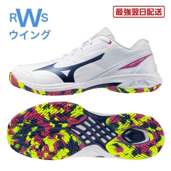 �Хɥߥ�ȥ󥷥塼�� �ߥ��� �������֥�����4 71GA264302 �ۥ磻�ȡߥ������֥롼 23.0��29.0cm 3E mizuno badminton s...