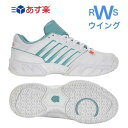 あす楽 ケースイス K-SWISS テニスシューズ オムニクレー 硬式テニスシューズ レディース ビッグショット ライト 4 オムニ ウイミン KS97010109WT