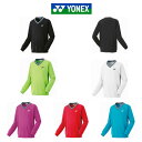 ヨネックス YONEX 長袖 トレーナー テニス ソフトテニス バドミントン ウェア 32026 ブラック ライムグリーン ホワイト プラム サンセットレッド ...