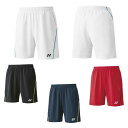 ヨネックス YONEX ニットハーフパンツ ホワイト ブラック ネイビーブルー サンセットレッド SS〜XO 15124