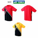 ヨネックス YONEX Tシャツ テニス ソフトテニス バドミントン ウェア 半袖 メンズ ドライTシャツ 16372 ファイヤーレッド イエロー S M L ...