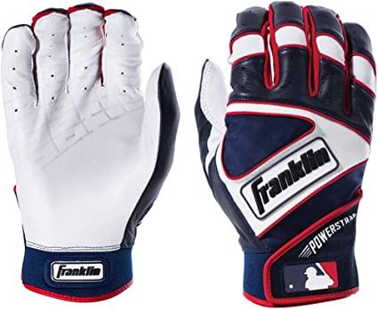 フランクリン バッティング手袋 両手セット パワーストラップ パール×ネイビー 野球 Franklin Batting Glove POWERSTRAP TRADITIONAL PEARL/NVY BASEBALL 20462