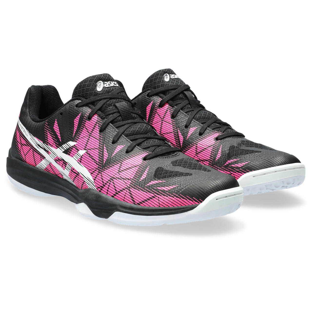 アシックス ゲルファストボール3 ブラック ホットピンク ハンドボールシューズ 屋内用 インドア ローカット ASICS GEL-FASTBALL 3 BLACK/HOT PINK HANDBALL THH546-006 中学生 高校生 一般