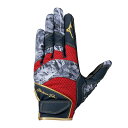 mizuno ミズノプロ 守備用手袋 左手用 1EJED08014 ネイビー×レッド×ブラック(右投げ用) 水洗い可能