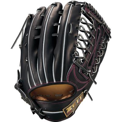 乐天商城 - ゼット　硬式用グラブ　外野手モデル　サイズ8　ブラック　中川選手モデル　プロステイタス2501SE　右投げ用　外野手　高校野球対応　日本製　ZETT　PROSTATUS　BPROG770S