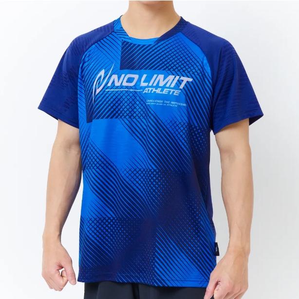 樂天商城 - NISHI　グラフィックジャカードTシャツ　Pネイビー　ニシスポーツ　NO LIMIT　スポーツウェア　陸上競技　部活　2811A571　400