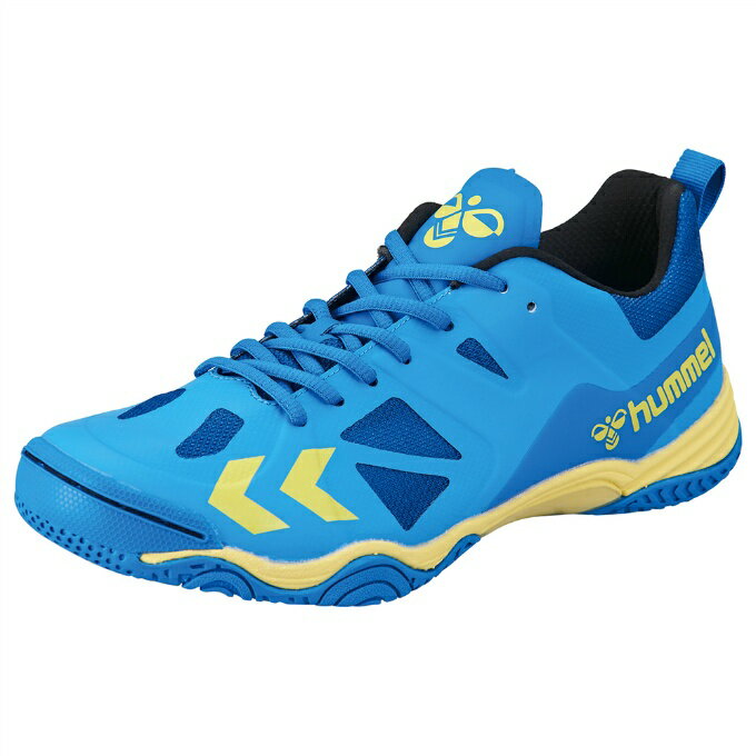 ヒュンメル レジェンドフライ5 ブルー×イエロー ハンドボールシューズ 屋内用 インドア hummel BLUE/YELLOW HANDBALL…