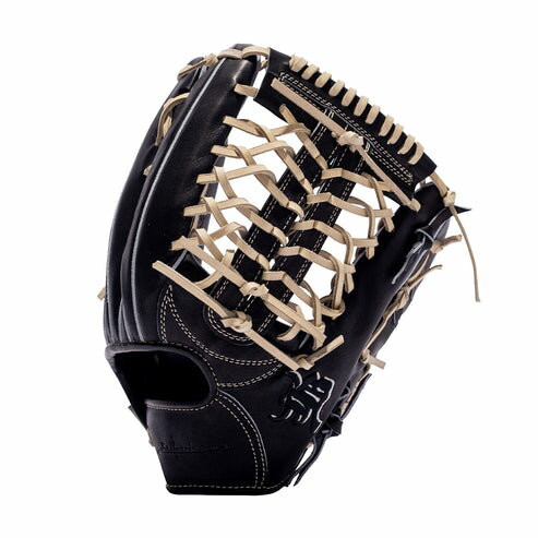 Rakuten - 和牛JB　硬式グローブ 外野手用　JB009 ブラック　右投げ用　高校野球対応　宮崎県産牛革　JBグラブ袋付き　 WAGYU JB　 野球グラブ