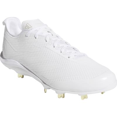 adidas Adizero Electric Japan Baseball Cleats (White x White) - High School Baseball Approved - JS2116 White Spikes
