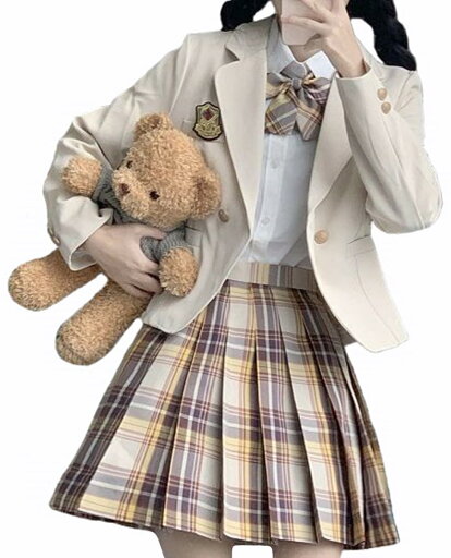 女子高生 制服 学生服 チェック柄 プリーツスカート ブレザー リボン シャツ エンブレム 5点セット スクール ジャケット コート 女子高校生 セーラー服 女子制服 JK制服 学園祭 文化祭 卒業式スーツ お揃い 女子高生 制服 学生服 チェック柄 プリーツスカート ブレザー リボン シャツ エンブレム 5点セット スクール ジャケット コート 女子高校生 セーラー服 女子制服 JK制服 学園祭 文化祭 卒業式スーツ お揃い