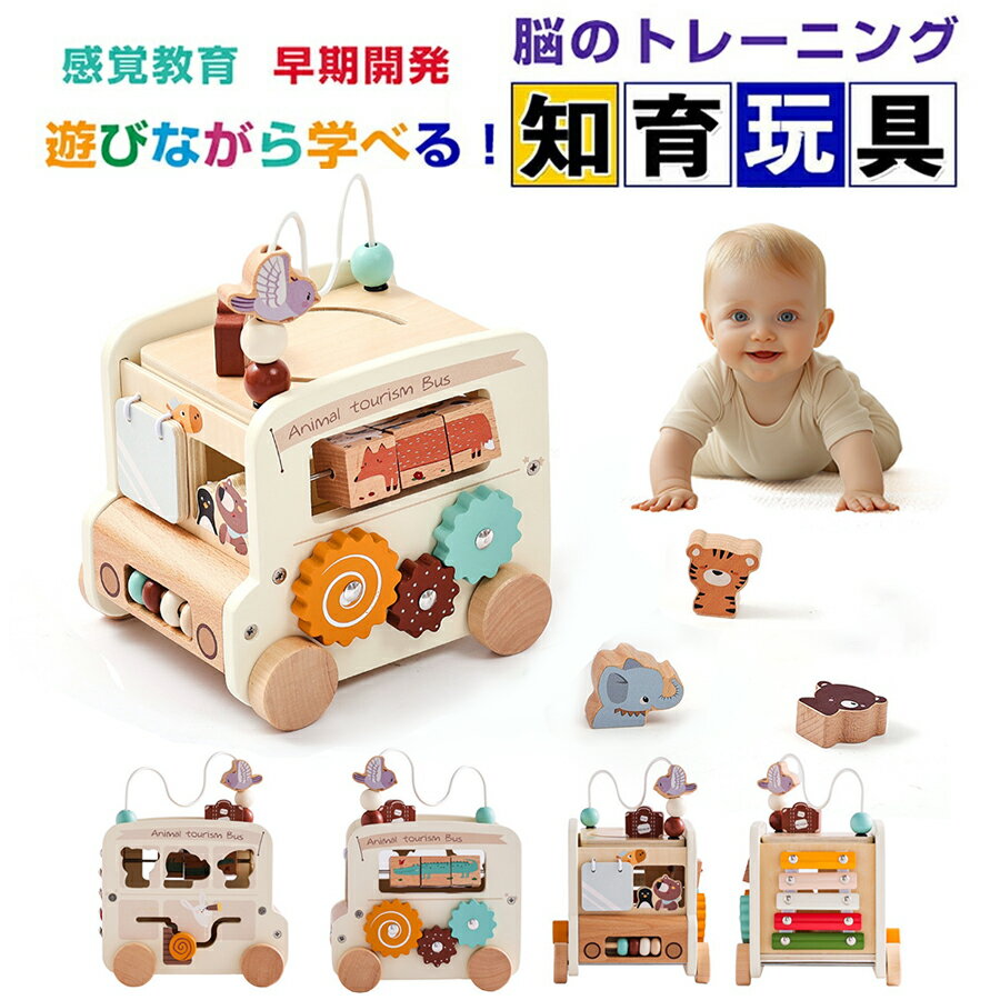 【2025最新登場！】モンテッソーリ おもちゃ 知育おもちゃ 木製 パズルボックス 型はめ 形合わせ はめ込み モンテッソーリ教具 木のおもちゃ 積み木 型はめ 形認識 色認識 動物 指先訓練 脳トレ 子ども誕生日プレゼント 女の子男の子6ヶ月1歳2歳3歳4歳人気ギフト 送料無料