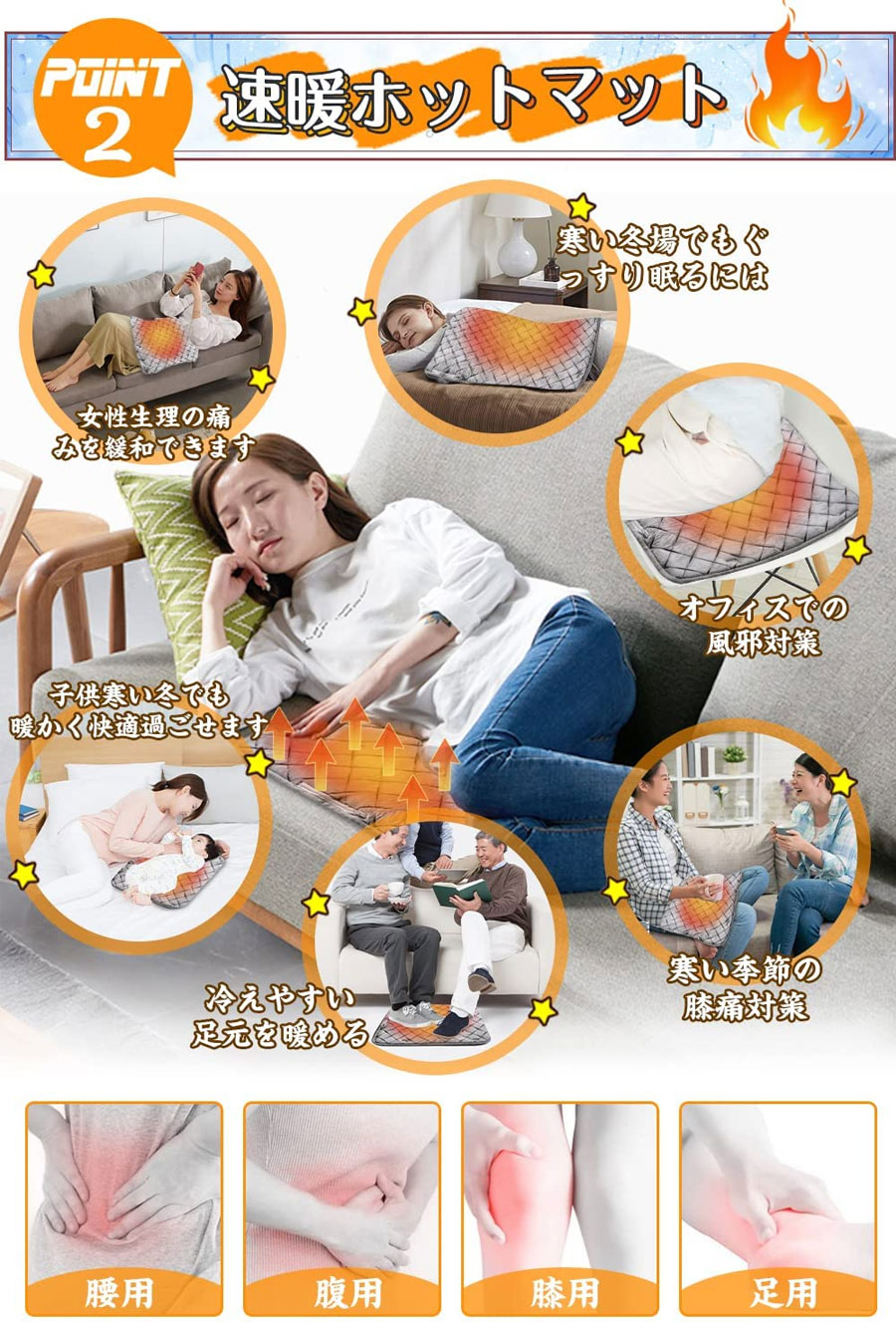 犬 猫 ペット ホットカーペット ペット用 ペットベッド ペット用ヒーター 電気ヒーター 猫ベッド 犬 猫犬用 寝床 45*45cm 中小型小動物対応 ポカポカ 過熱保護 防水 洗濯可能 お手入れ簡単 噛み付き防止 寒さ防寒対策 秋冬用 送料無料 [3]