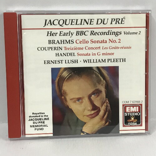 yÁz30 BRAHMSECOUPERINEHANDEL DU PRE JACQUEKINE DU PRE Her Early BBC Recordings 2 EMI CD