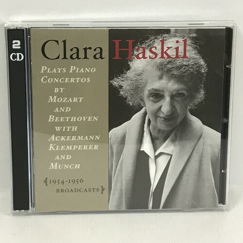 【中古】52 Clara Haskil Piano Concertos By Mozart and Beethoven With Ackermann Klemperer and Munch (1954-1956 Broadcasts) Music And Arts 2枚組 CD